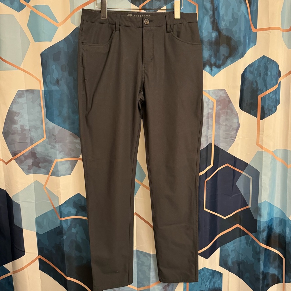 Vuori Meta Pants Charcoal size 32